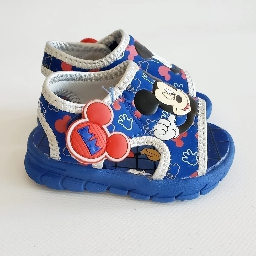 Mickey Mouse Kids Beach Sandals Size 3